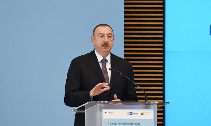 `Müharibə istəmirik, bizə sülh lazımdır` - Prezident Berlindən mesajlar verdi